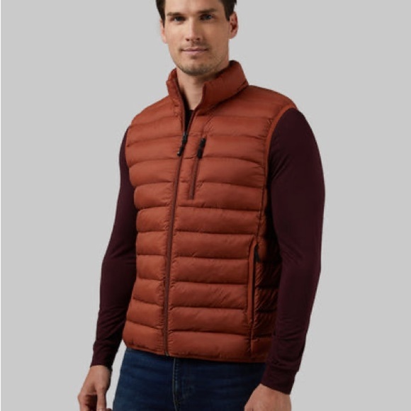 New MEN'S LIGHTWEIGHT‎ POLY-FILL PACKABLE VEST - Picture 1 of 5